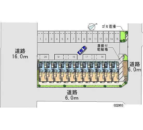 ★手数料０円★高萩市本町４丁目　月極駐車場（LP）